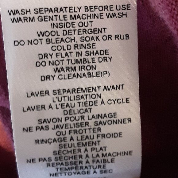 Emu Australia Merino Wool Vibrant Striped Cardigan Size Small - Picture 14 of 14